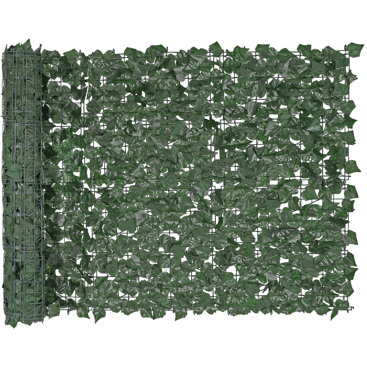 Vevor Artificial Ivy Privacy Fence Screen, 39 X 98 In Faux Ivy Vine Leaf Hedges Fence, Greenery Privacy Fence With Strengthened