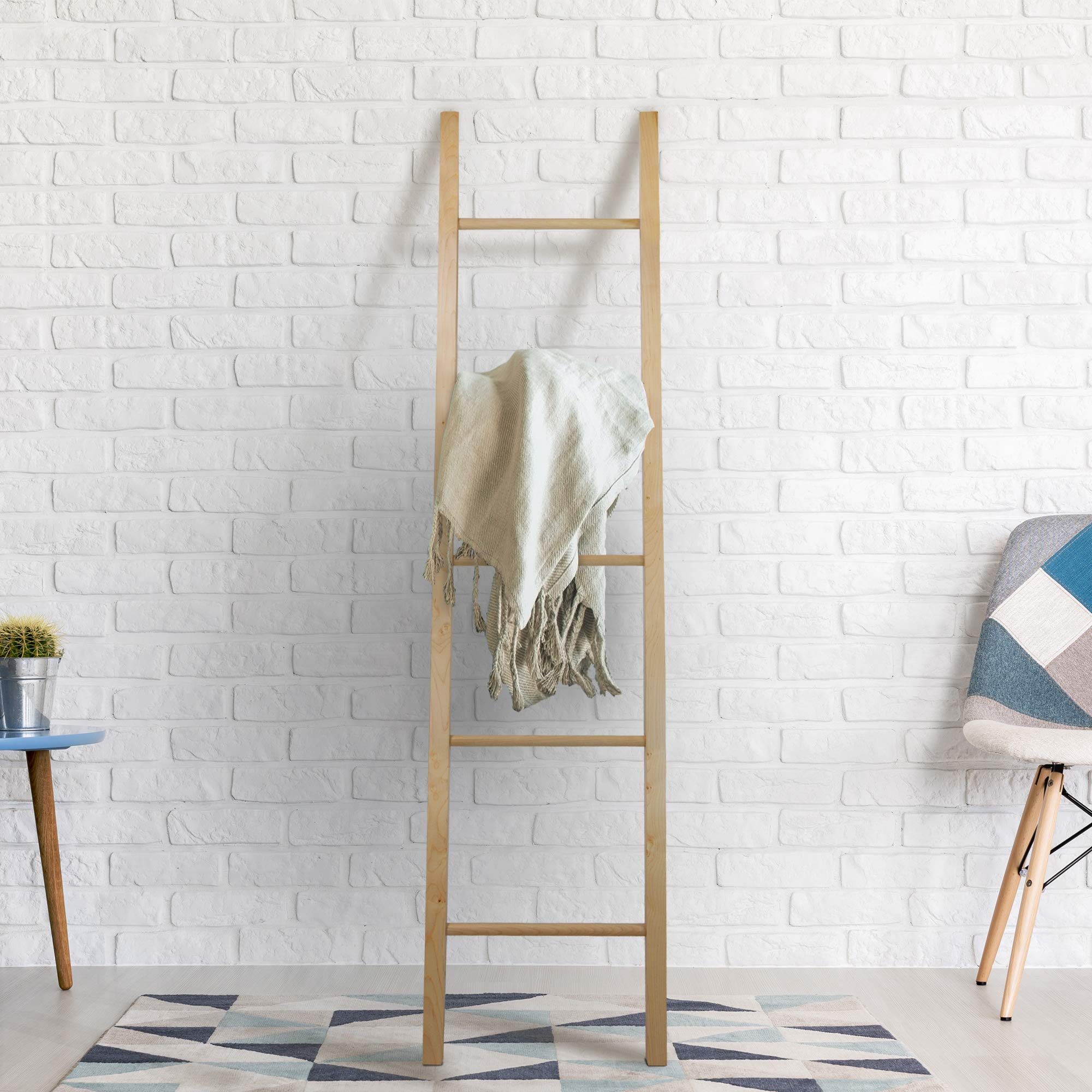 American Trails Decorative Ladder With Solid American, Natural Maple