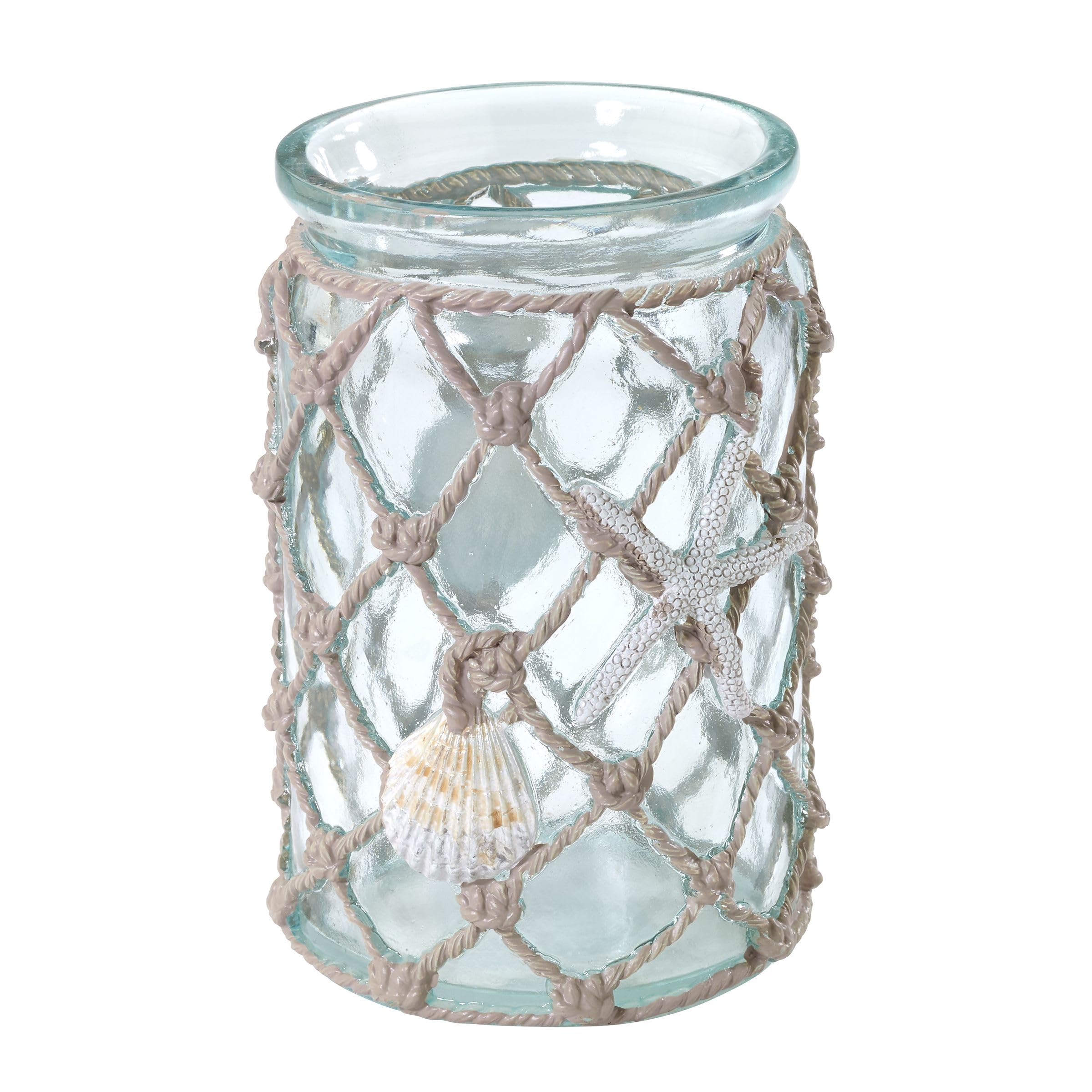 Avanti Linens - Tumbler, Resin Countertop Cup, Beach Inspired Bathroom Accessories (Seaglass Collection)