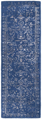 HomeRoots 512534 8 x 10 ft. Ivory Tan & Pink Wool Floral Hand Tufted Handmade Distressed Rectangle Area Rug