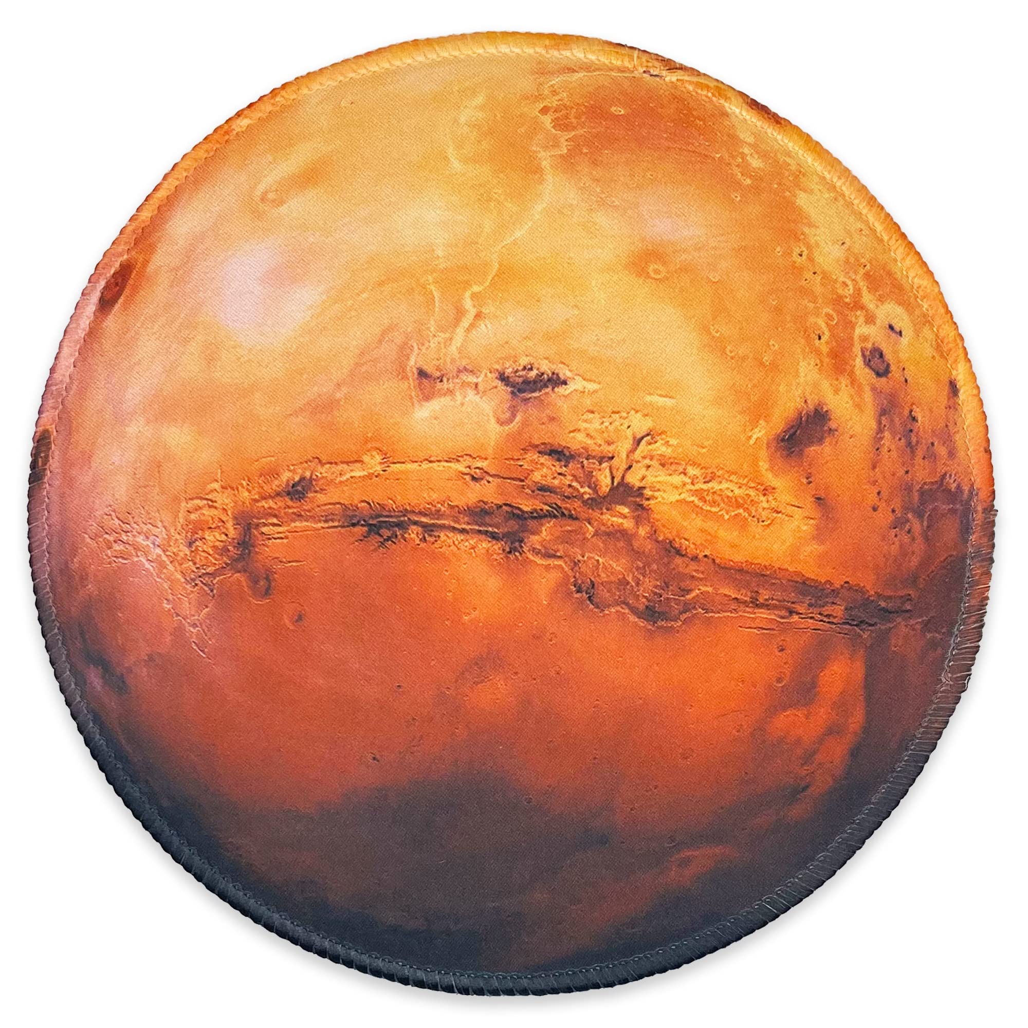 Eleville Mouse Pad Mars Planet Sphere Texture Topography Surface Red Solar System For Office Home Travel Emp24