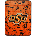 College Covers Everything Comfy Oklahoma State Cowboys Soft And Warm Huge Raschel Throw Blanket, 86' X 63'