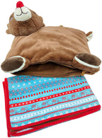 Animal Adventure| Rudolph The Red-Nosed Reindeer|Rudolph| Character Cuddle Combos| 2-In-1 Stow-N-Throw Cuddle Bud With Carrying