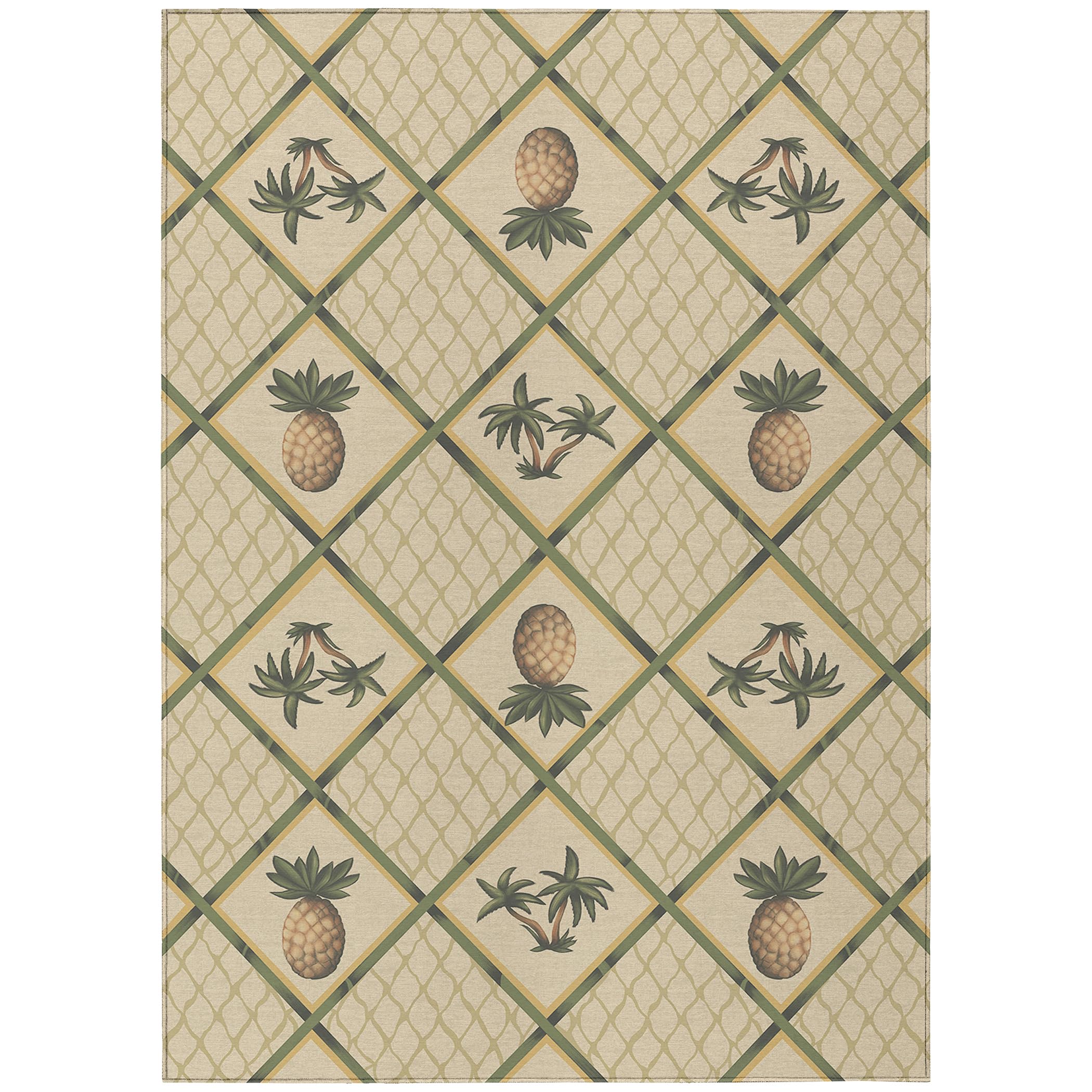 Dalyn Rugs Kendall Ke7 Beige 8' X 10' Indoor Outdoor Area Rug, Easy Clean, Machine Washable, Non Shedding, Bedroom, Living Room, Dining Room, Kitchen, Patio Rug