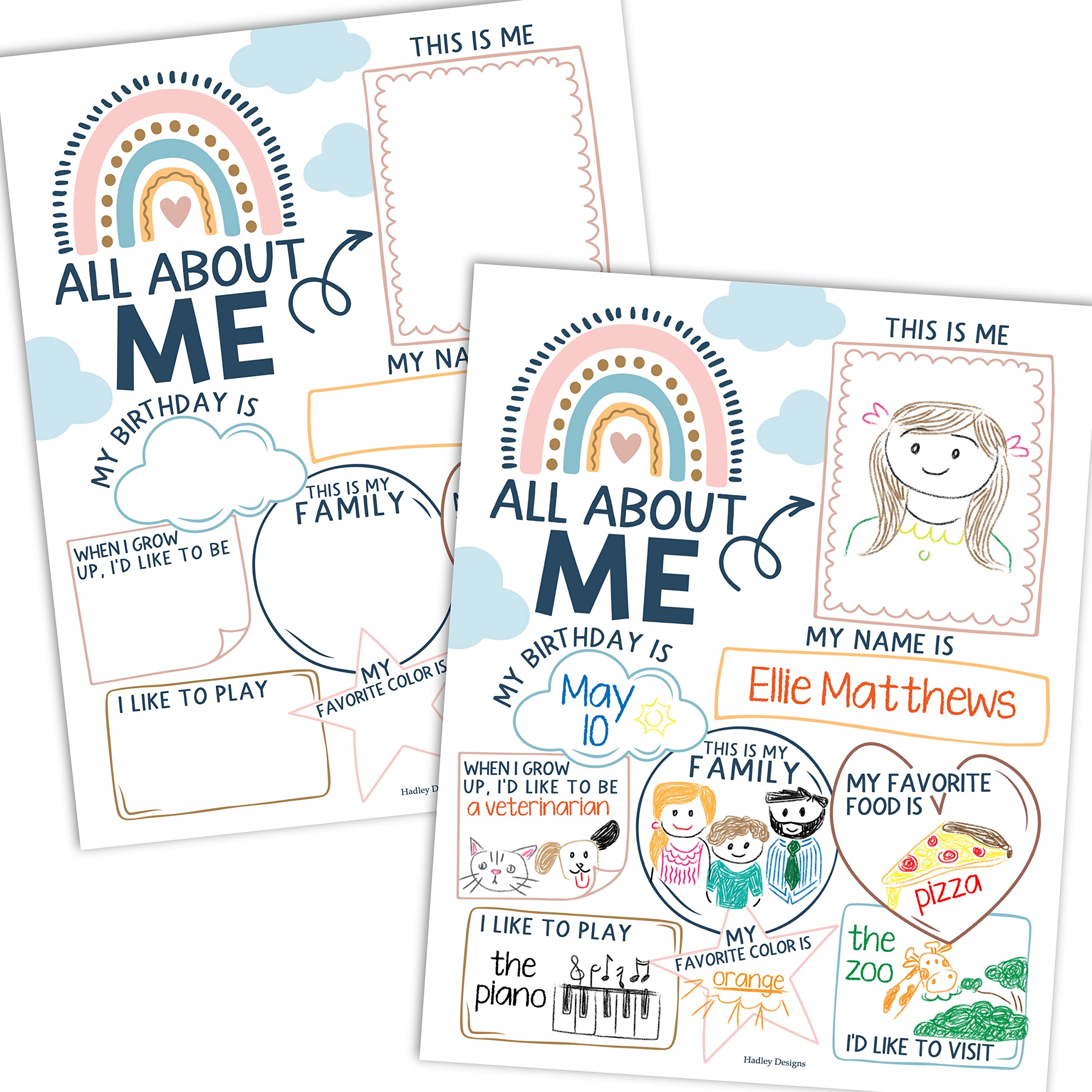 20 Boho Read All About Me Posters For Elementary School Posters - All About Me Posters Elementary School Supplies For Teachers F