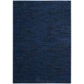 Nourison Essentials Indoor/Outdoor Midnight Blue 5' X 7' Area Rug, Easy Cleaning, Non Shedding, Bed Room, Living Room, Dining Ro