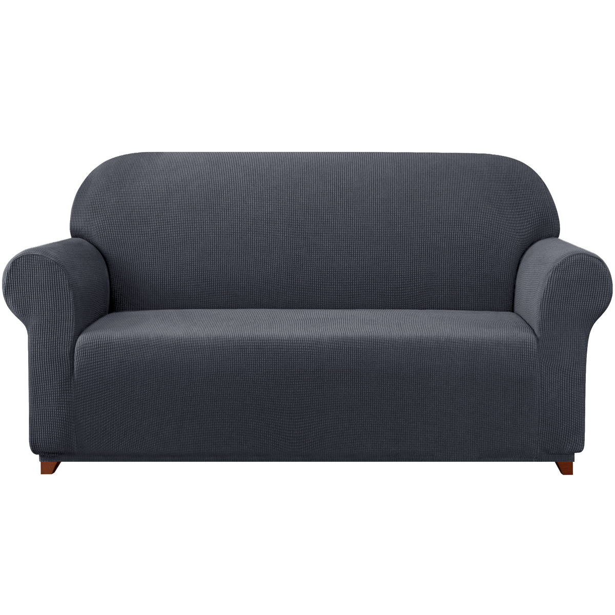 SUBRTEX Stretch Sofa Slipcover 2 Piece Sofa Cover 3 Seater Soft Couch Slipcover Washable Furniture Covers, Jacquard Fabric Small