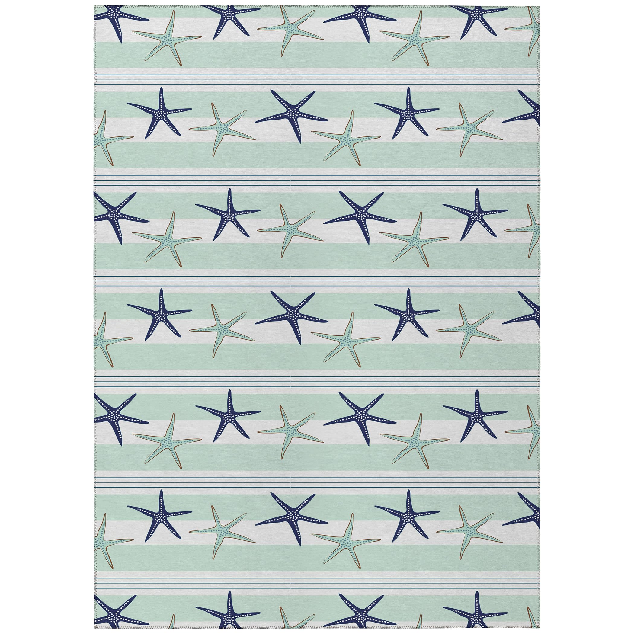 Addison Rugs Surfside Asr42 Seaglass 9' X 12' Indoor Outdoor Rug, Easy Clean, Machine Washable, Non Shedding, Bedroom, Living Room, Dining Room, Kitchen, Patio Rug