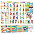 Sproutbrite Educational Posters For Toddlers - Classroom Posters - Playroom Decor - Daycare Classroom Decor - Preschool Home Sch