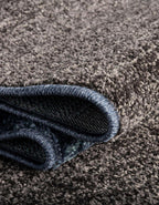 Unique Loom Autumn Collection Area Rug - Providence (7' 10'' X 10' Oval, Blue Gray/ Light Brown)