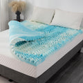 3 Inch 5-Zone Full Memory Foam Mattress Topper, Gel Infused Foam Mattress Topper For Pressure Relief, Certipur-Us Certified Full