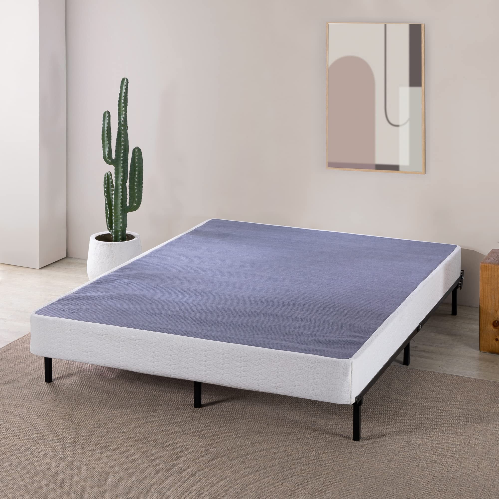 ZINUS 7 Inch Metal Smart Box Spring, Mattress Foundation, Strong Metal Frame, Easy Assembly, California King