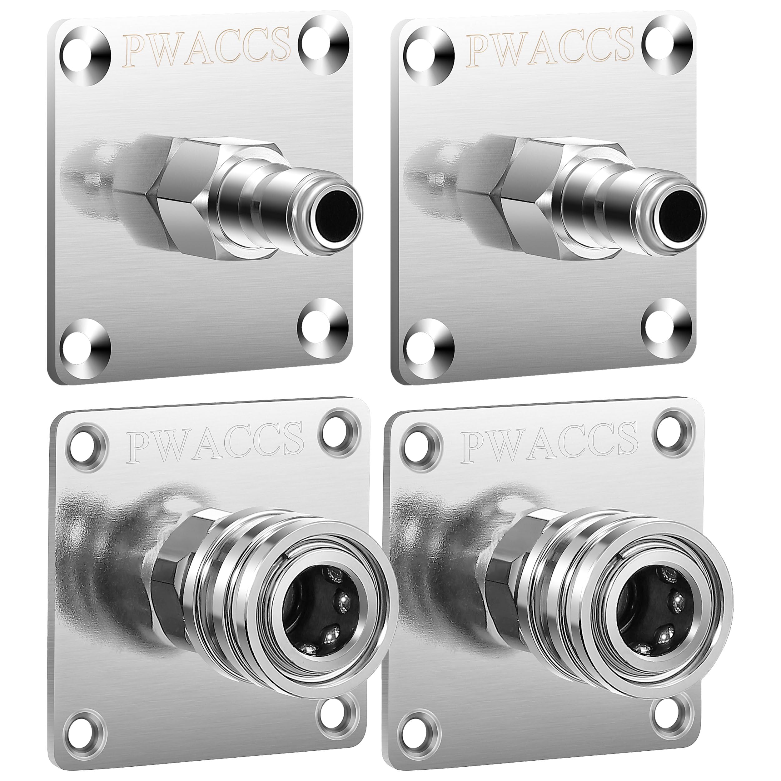 Pwaccs Pressure Washer Gun Holder, Foam Cannon Holder, 1/4' Quick Connect Foam Cannon Wall Mount, Foam Gun Storage Rack Wall Mo