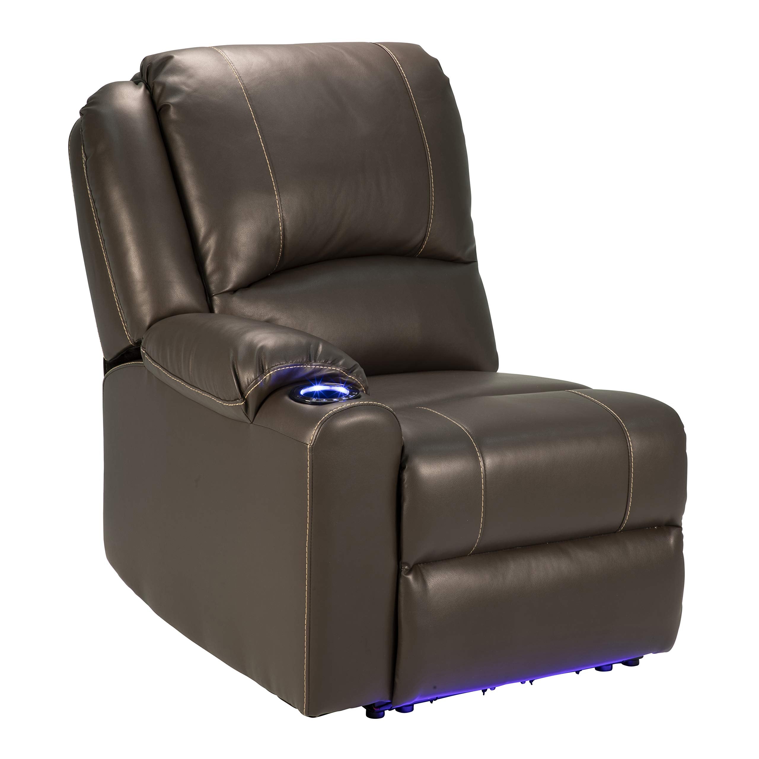 Thomas Payne 759229 Majestic Chocolate 30' X 38' X 40' Rv Modular Theater Seating Right Hand Recliner