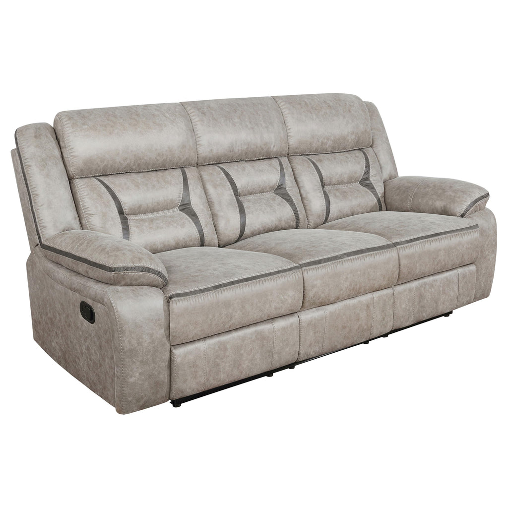Coaster Greer 2-Piece Motion Sofa Set, Taupe