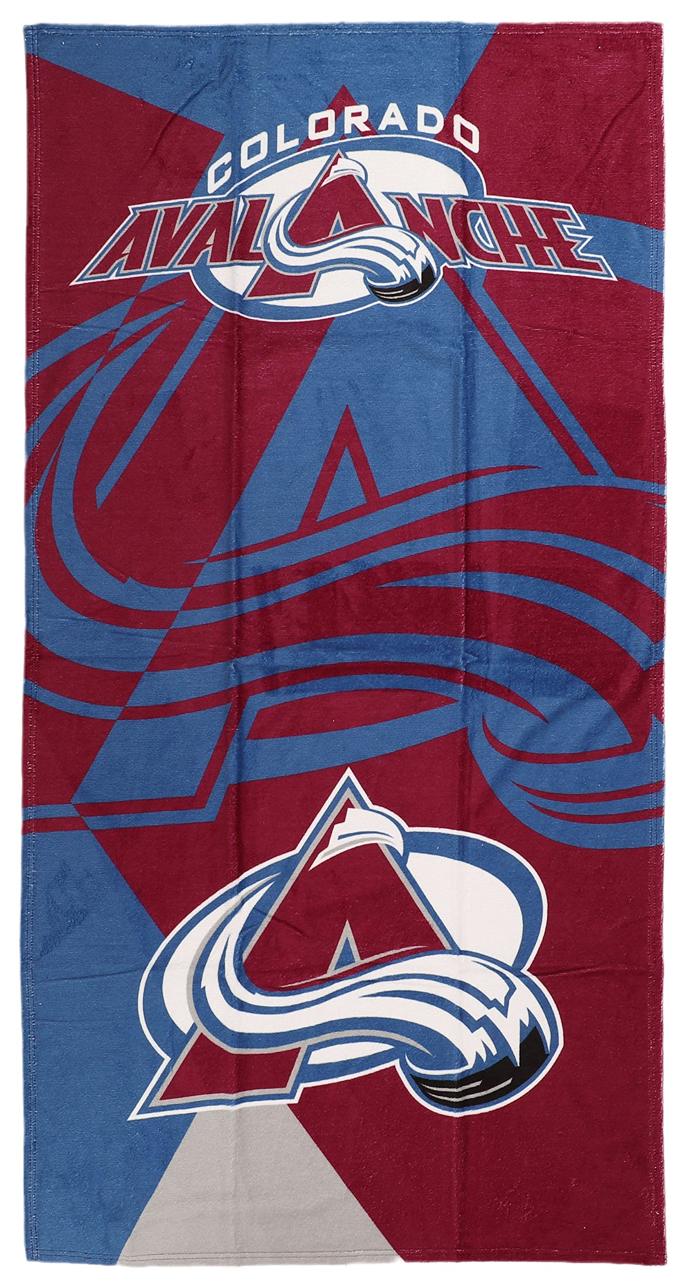 Northwest Colorado Avalanche 30 x 60 inch Beach Towel, Puzzle Design