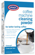 Urnex Coffee Maker and Espresso Machine Cleaner Cleancaf Powder - 3 Packets - Safe On Keurig Delonghi Nespresso Ninja Hamilton B