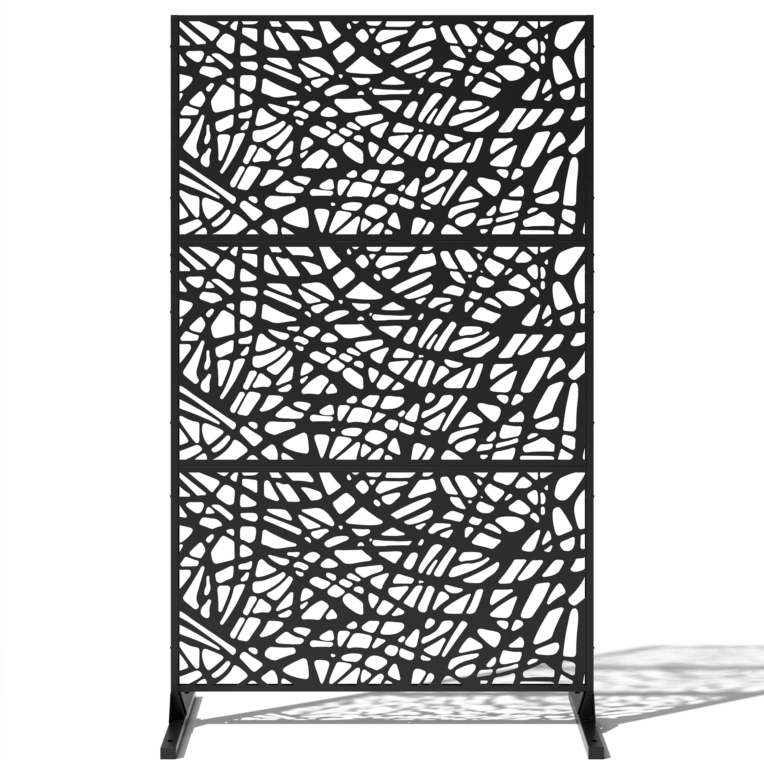 Veradek Outdoor Privacy Screen Series - Web Privacy Screen Set W/Stand (65% Privacy) | Made From Durable Materials; Easy Set-Up