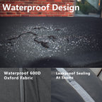 Tohonfoo Square Patio Table Cover With Umbrella Hole - 60'' L X 60'' W X 23'' H (Cover Size