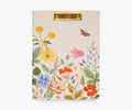 Rifle Paper Co. Clipfolio | Illustrated Hardcover And Contrasting Interior, Features Strong Gold Clip On The Front, Comes With W