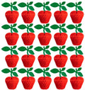 20PCS Red Apple Tissue Honeycomb, Apple Shaped Honeycomb Tissue, Red Plastic Paper Apple Decorations for Back to School First Da