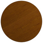 Flash Furniture Wren 48'' Round Oak HP Laminate Activity Table - Height Adjustable Short Legs