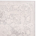 Safavieh Reflection Collection 5' Square Light Grey/Cream Rft664C Vintage Distressed Area Rug