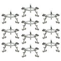 OmyLens 10Pcs Silver Crystal Ball Stand for Displaying Crystal Glass and Natural Rocks, Sphere Display Holder, for 40mm-80mm Sph