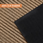 Nuanchu Large Semi Finished Outdoor Mat 16 X 79 Inch Narrow Door Mat Non Slip Boot Rugs Waterproof Carpet Roll For Bathroom Entryway Indoor Outdoor(Khaki,4 Roll)
