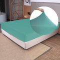 King Size Fitted Sheet Only - 4-Way Stretch Jersey Knit, T-Shirt Feeling & Ultra Soft, Wrinkle Free, Non-Slip & Snug Fit For Kin