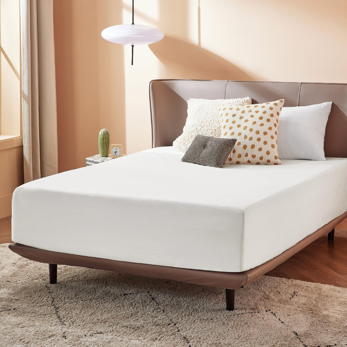Bedsure Queen Fitted Sheet Only - Bed Sheets Extra Deep Pocket 16 Inch, Ultra Soft Bottom Sheet For Queen Size Bed, Ivory, 60'