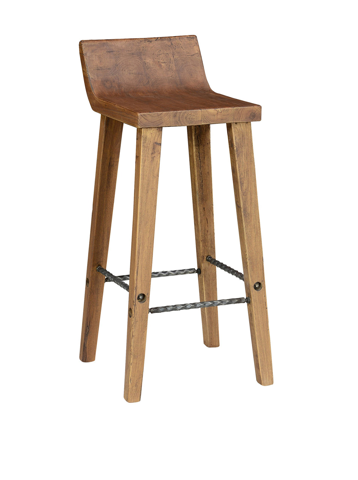 Reagan Low Back Barstool By Kosas Home, Honey Brown (Reagan Bar)