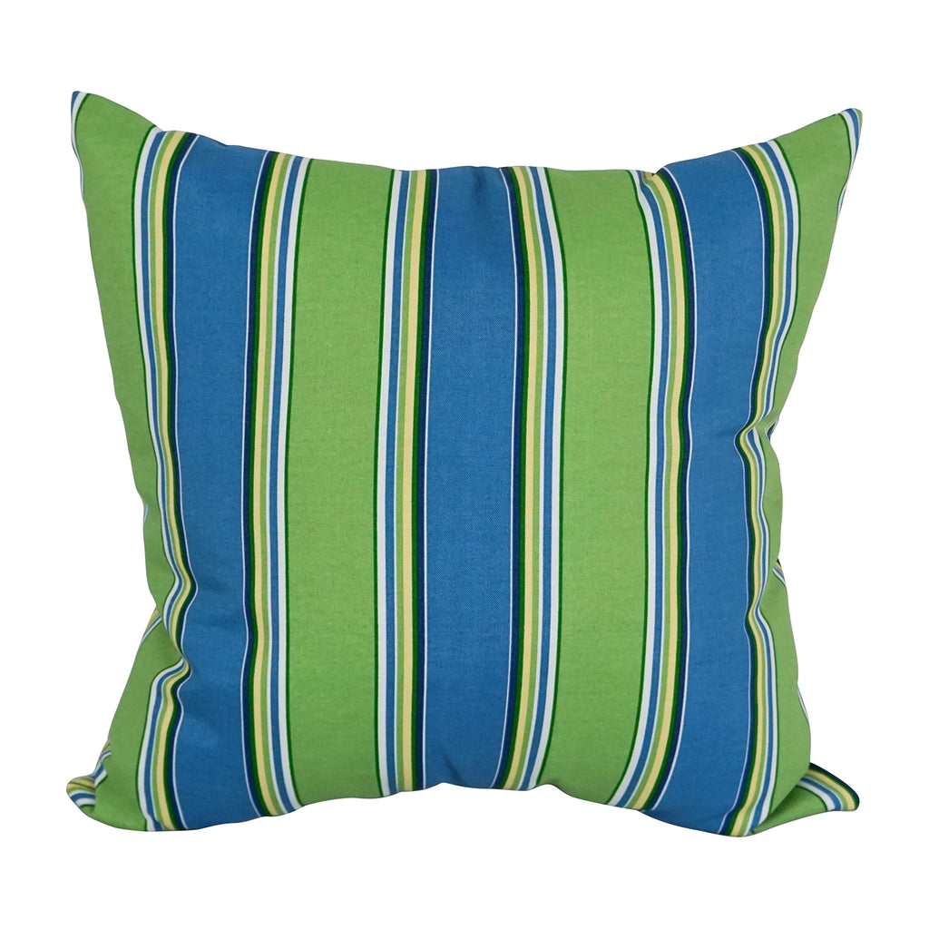 Blazing Needles Square Indoor/Outdoor Throw Pillow, 25", Haliwell Caribbean 2 Count