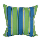 Blazing Needles Square Indoor/Outdoor Throw Pillow, 25", Haliwell Caribbean 2 Count