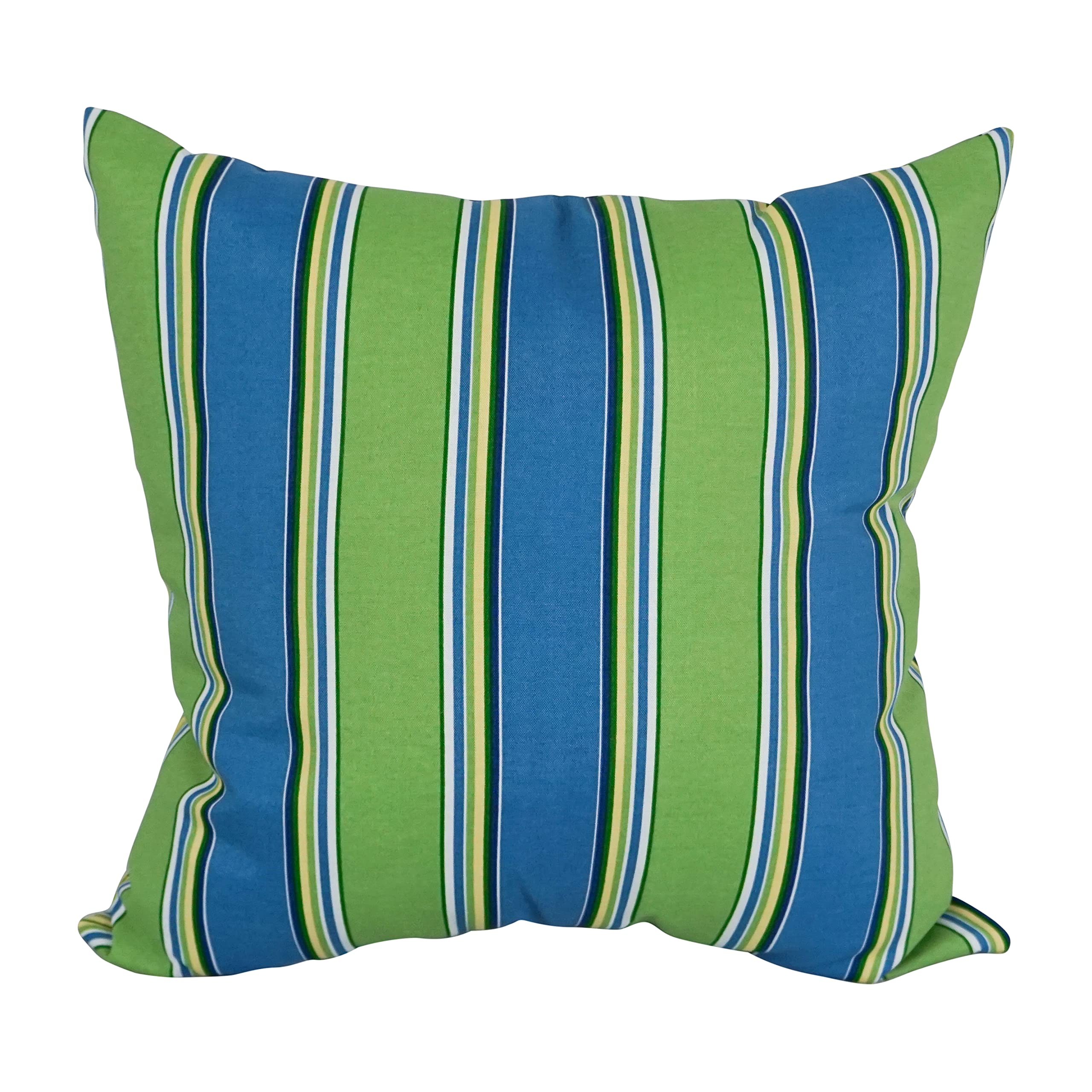 Blazing Needles Square Indoor/Outdoor Throw Pillow, 25", Haliwell Caribbean 2 Count