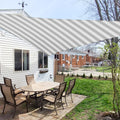 Windscreen4Less 21 ' X 21 ' X 21 ' Sun Shade Sail Triangle Outdoor Canopy Cover Uv Block For Backyard Porch Pergola Deck Garden