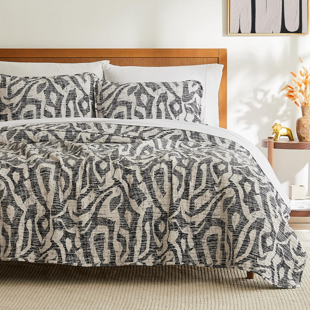 Southshore Fine Living, Inc. Khari Oversized Twin Quilt Bedding Set, Twin/Twin Xl Quilt Coverlet With Matching Pillow Sham, Indi