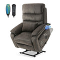 Funecorp Lift Chair Lay Flat Recliner Heat Massage Dual Motor Infinite Position Power Recliners With Left Side Tray Table-Wirele