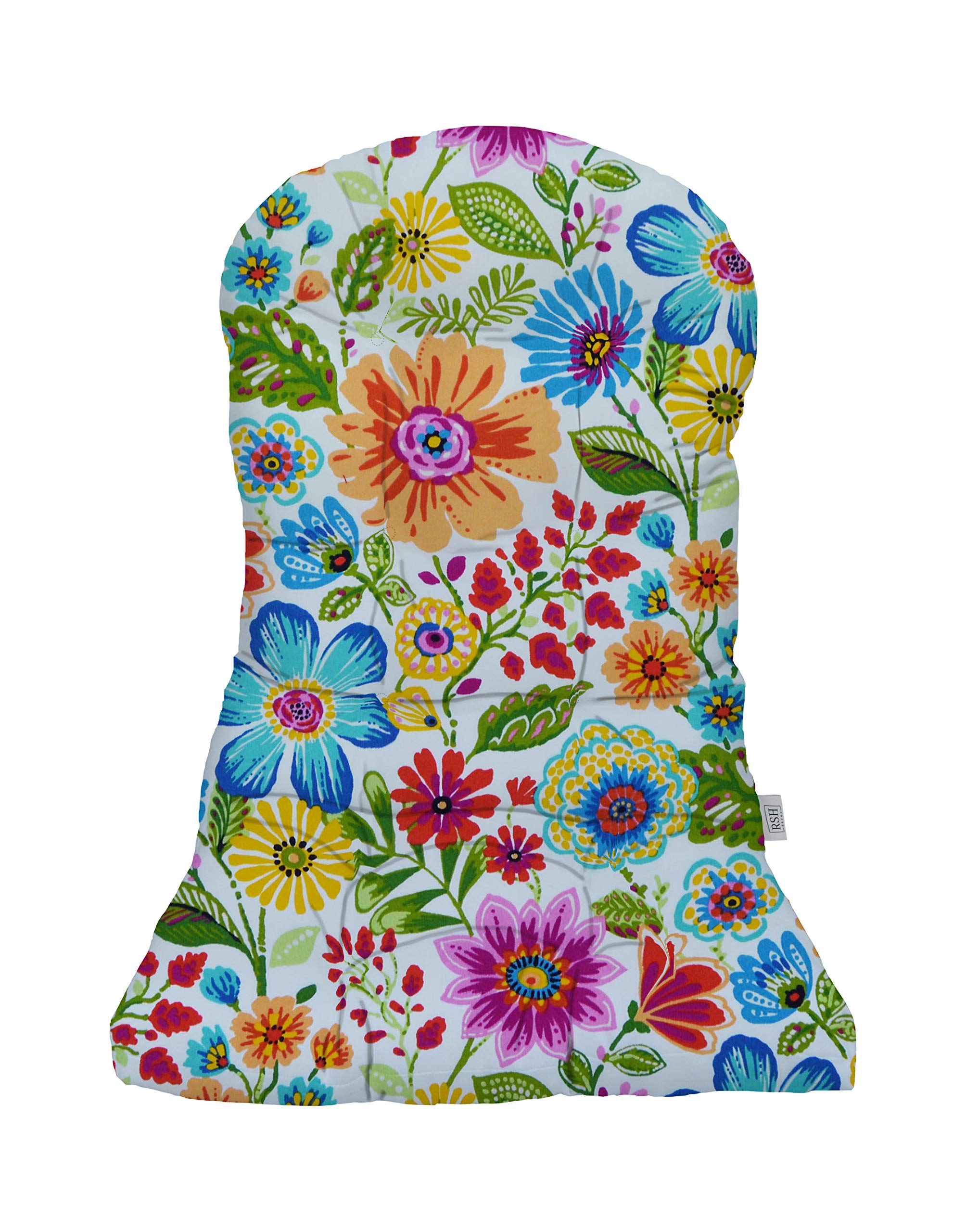 Rsh Decor: Tufted Adirondack Chair Cushion | 42.5    X 21    | All-Weather Spun Fabric | Water And Fade-Resistant | Outdoor Cush