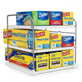 EVERIE Extendable 3-Tier Kitchen Cabinet & Pantry Organizer for Plastic Wrap, Foil & Storage Bags, Adjustable Heavy Duty Shelf R