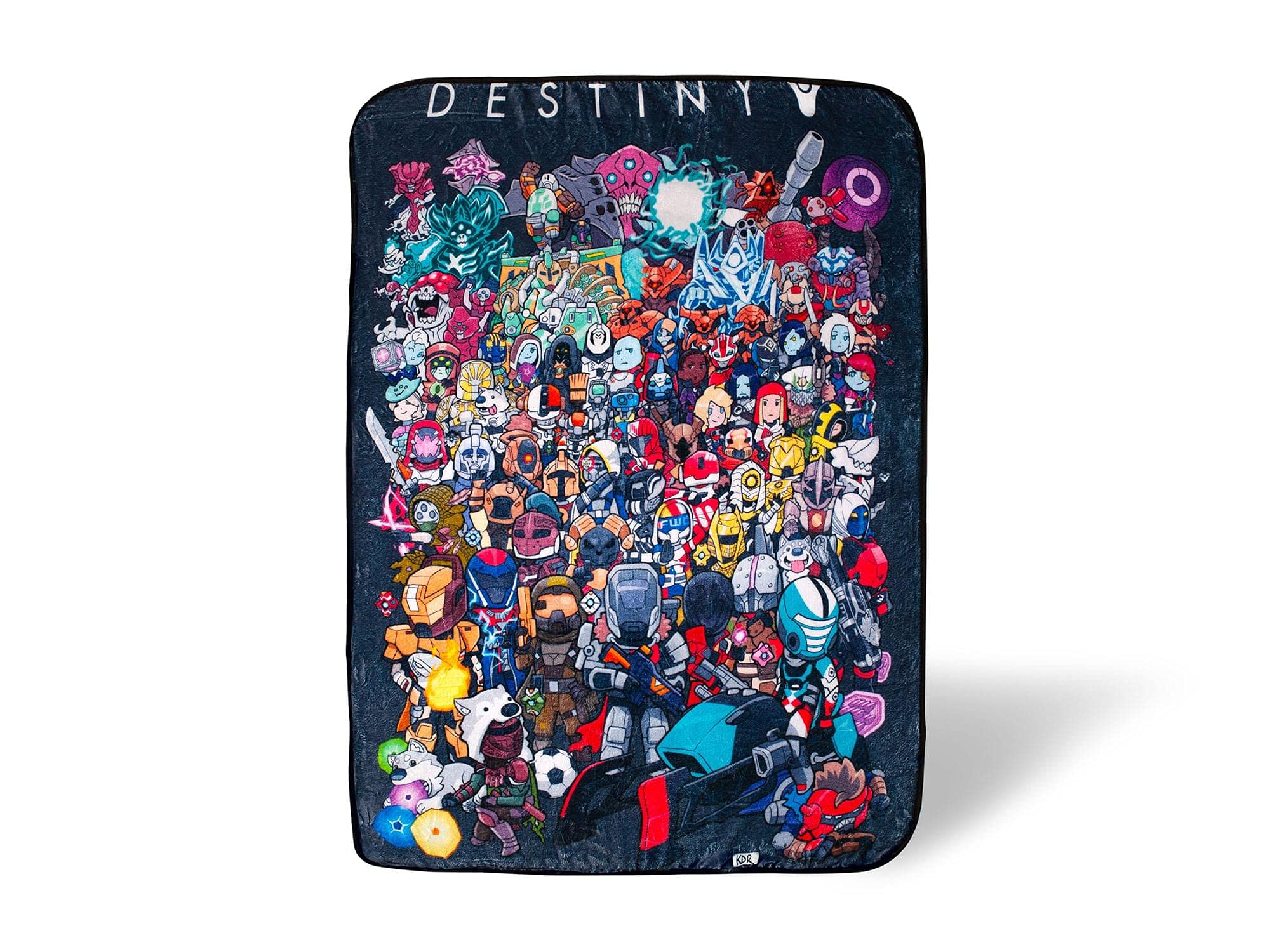 Surreal Entertainment Chibi Characters Fleece Throw Blanket | 45 X 60| Destiny Collectors Edition