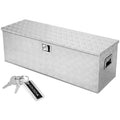 Arksen 49 Inch Heavy Duty Aluminum All Purpose Underbody Lock Storage Trailer Truck Trailer Chest Box Underbed Tools Organizer W