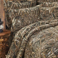 Visi-One Realtree Max-5 Camouflage Bed Sheets - 4 Piece Camo Bedding Full - Premium Polycotton Super Soft Hunting Sheet Set - Ma