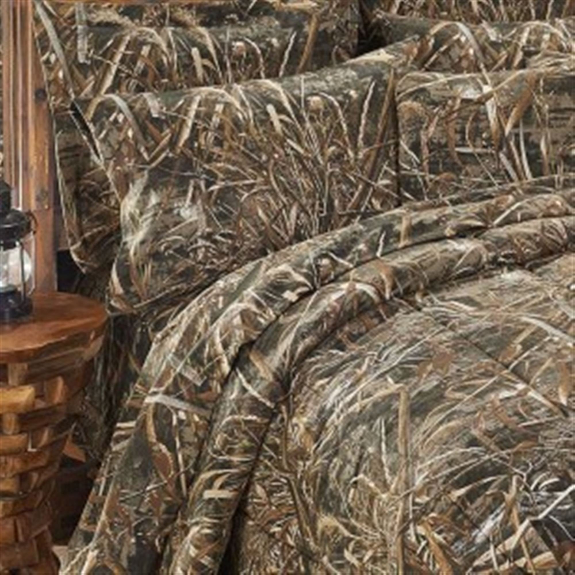 Visi-One Realtree Max-5 Camouflage Bed Sheets - 3 Piece Camo Bedding Twin - Premium Polycotton Hunting Sheet Set - Machine Washa