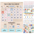 The Peanutshell Preschool Calendar Pocket Chart For Kids, Days Of The Week, 2024, Circle Time Board, Homeschool & Kindergarten S