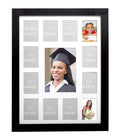 Kate & Milo School Days Frame, Holds 13 Photos k-12, Kindergarten to High School Picture Frame, Graduation Party Decorations, Mu