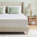 Twin Mattress in a Box, 12 inch Mattresses Made in USA for Kids Bed Single Size Daybed Individual Bunk, Green Tea Memory Foam Ma
