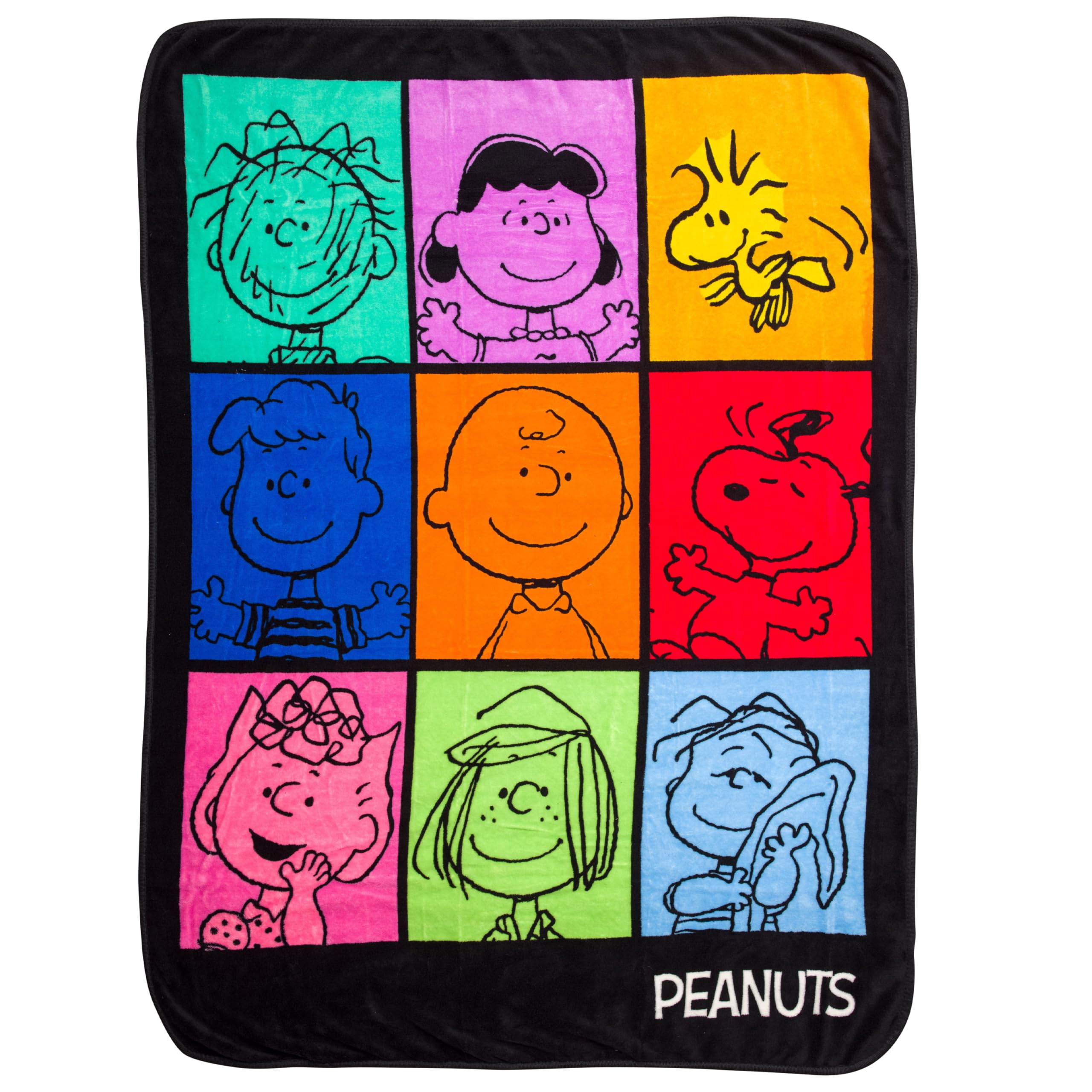 Silver Buffalo Peanuts Featuring Pig-Pen, Lucy, Woodstock, Schroeder, Charlie Brown, Snoopy, Sally, Peppermint Patty, And Linus