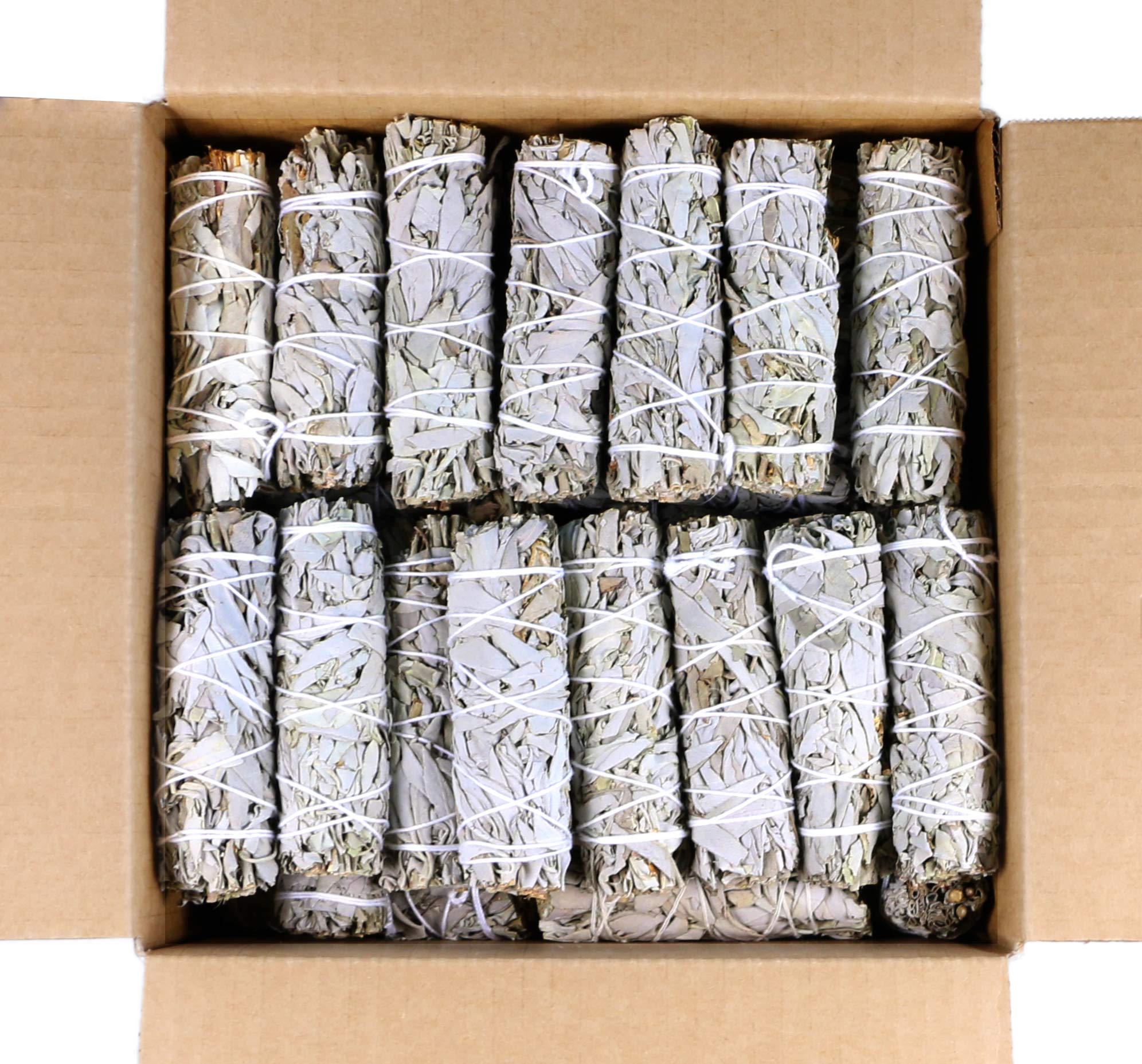 Soul Sticks 4 Inch 12 Pack Organic White Sage Smudge Smudging Sticks | Bulk Quantities for Home Cleansing, Good Energy Meditatio
