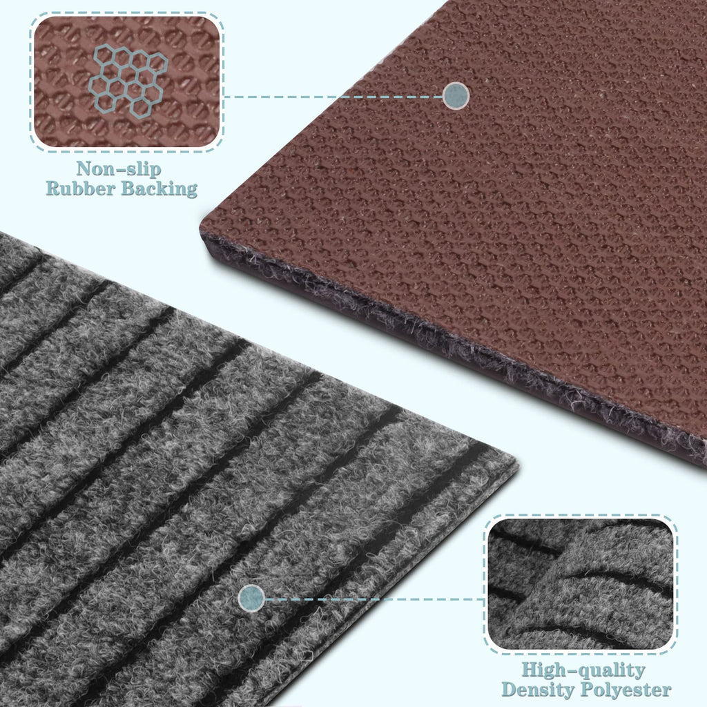 Runner Rug 2Ft X 44Ft, Ayoha 2'-82' Utility Carpet Runner For Entryway Hallway Aisles Balcony Garages, Area Rugs With Non-Slip R